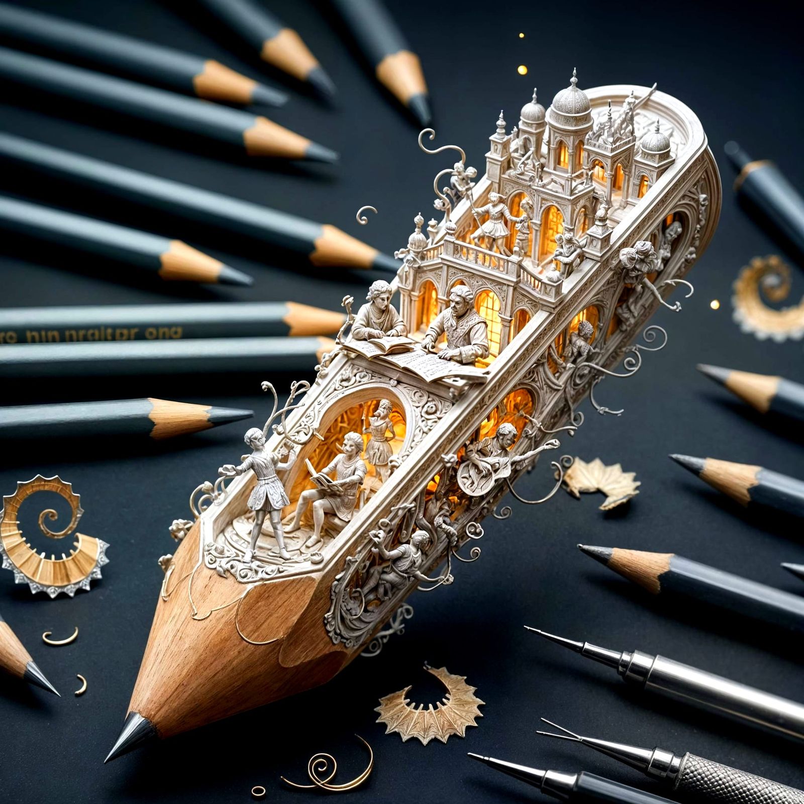 A pencil world  by @Neverland