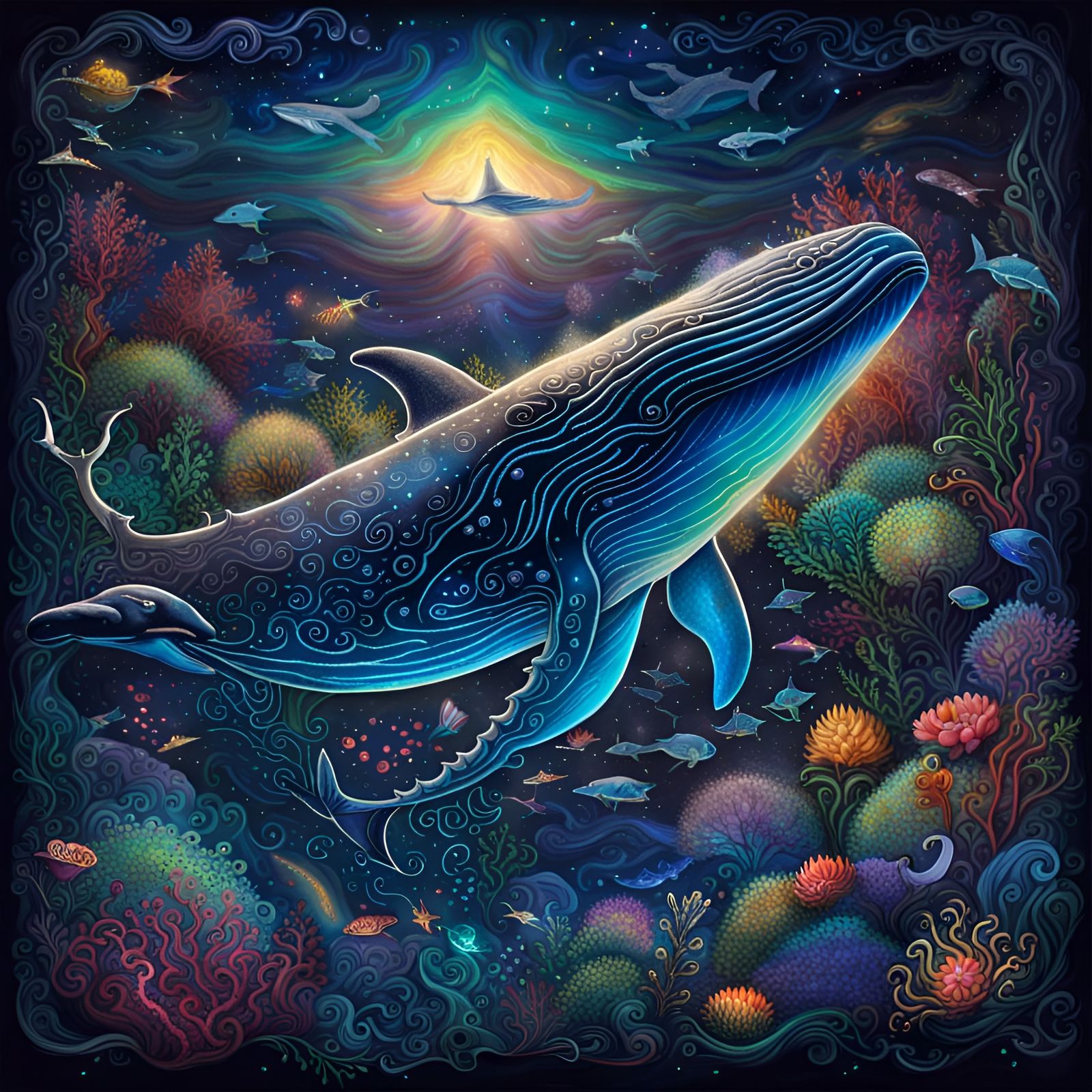 Whale - AI Generated Artwork - NightCafe Creator