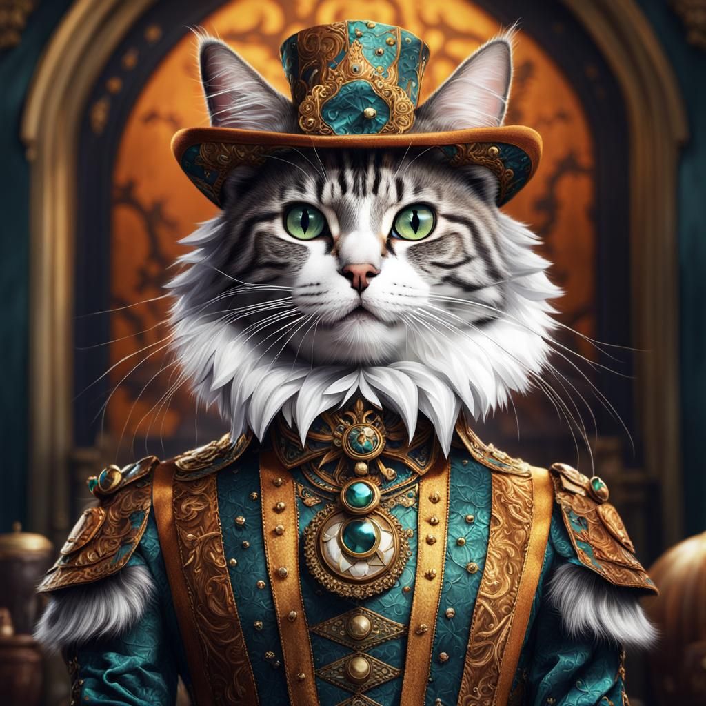 Whiskered Elegance: The Purrfect Costume Extravaganza  by @Charlotte