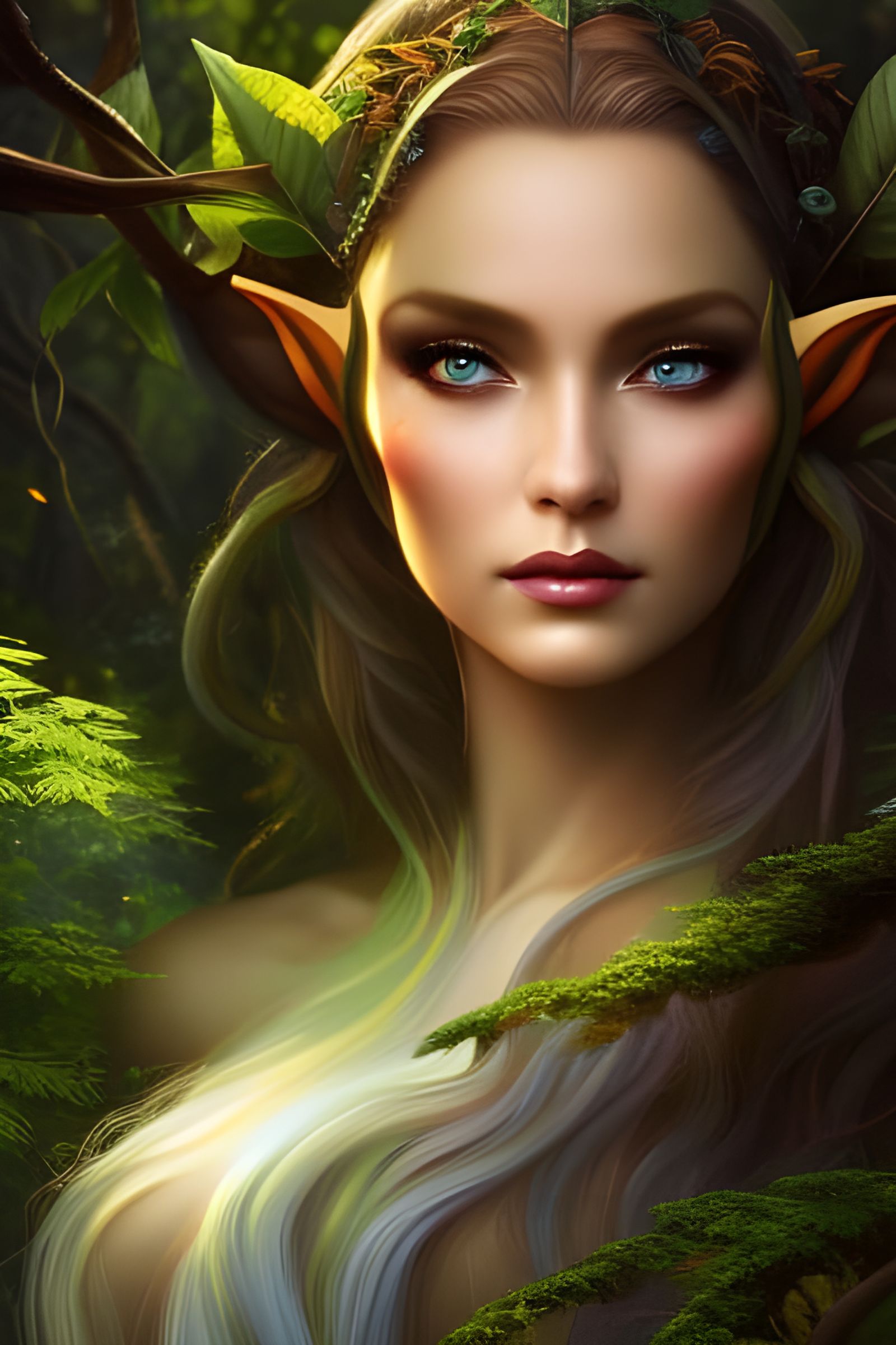 Wood Elf Beauty   by @SirHeckerich