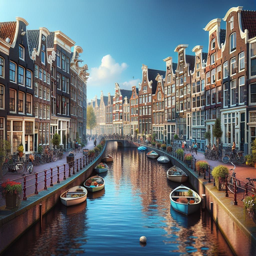 Canal houses in Amsterdam
