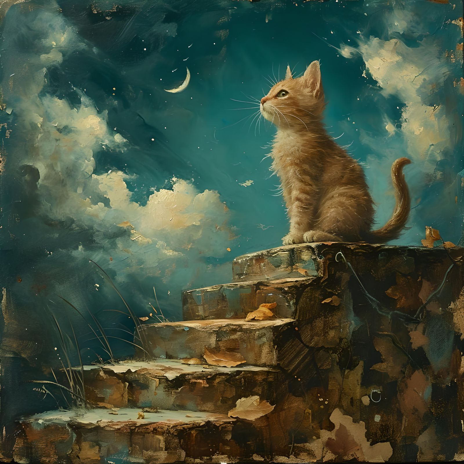 "Meow is this such a beautiful world?"