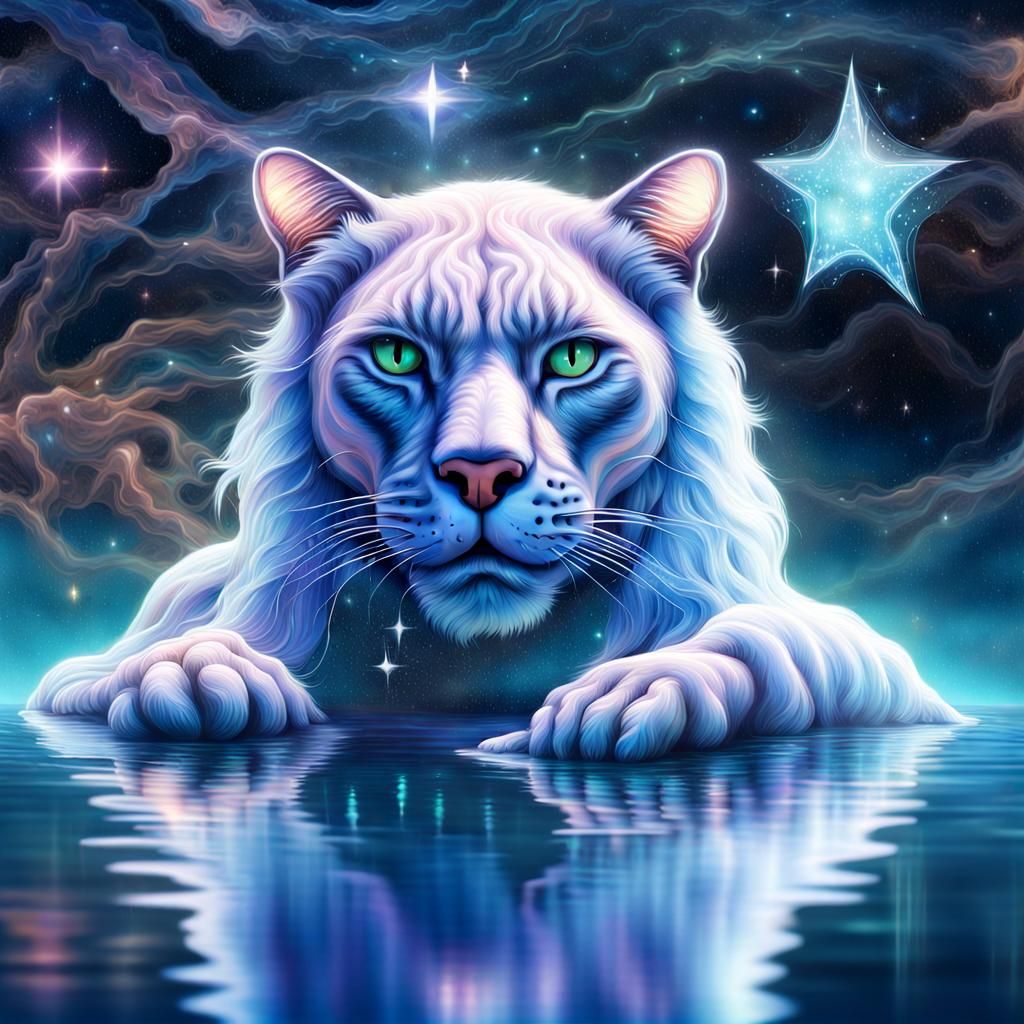 Spirit cat - AI Generated Artwork - NightCafe Creator