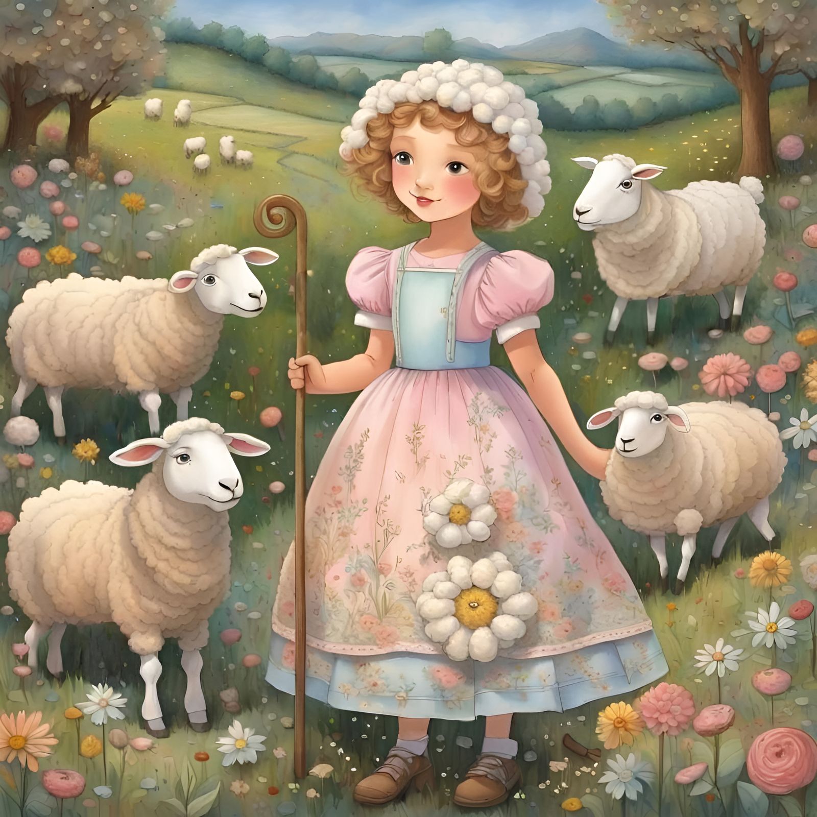 Little Bo Peep  by @Rosie