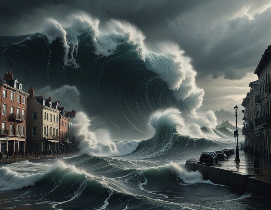 Tsunami   by @Caleidoscope