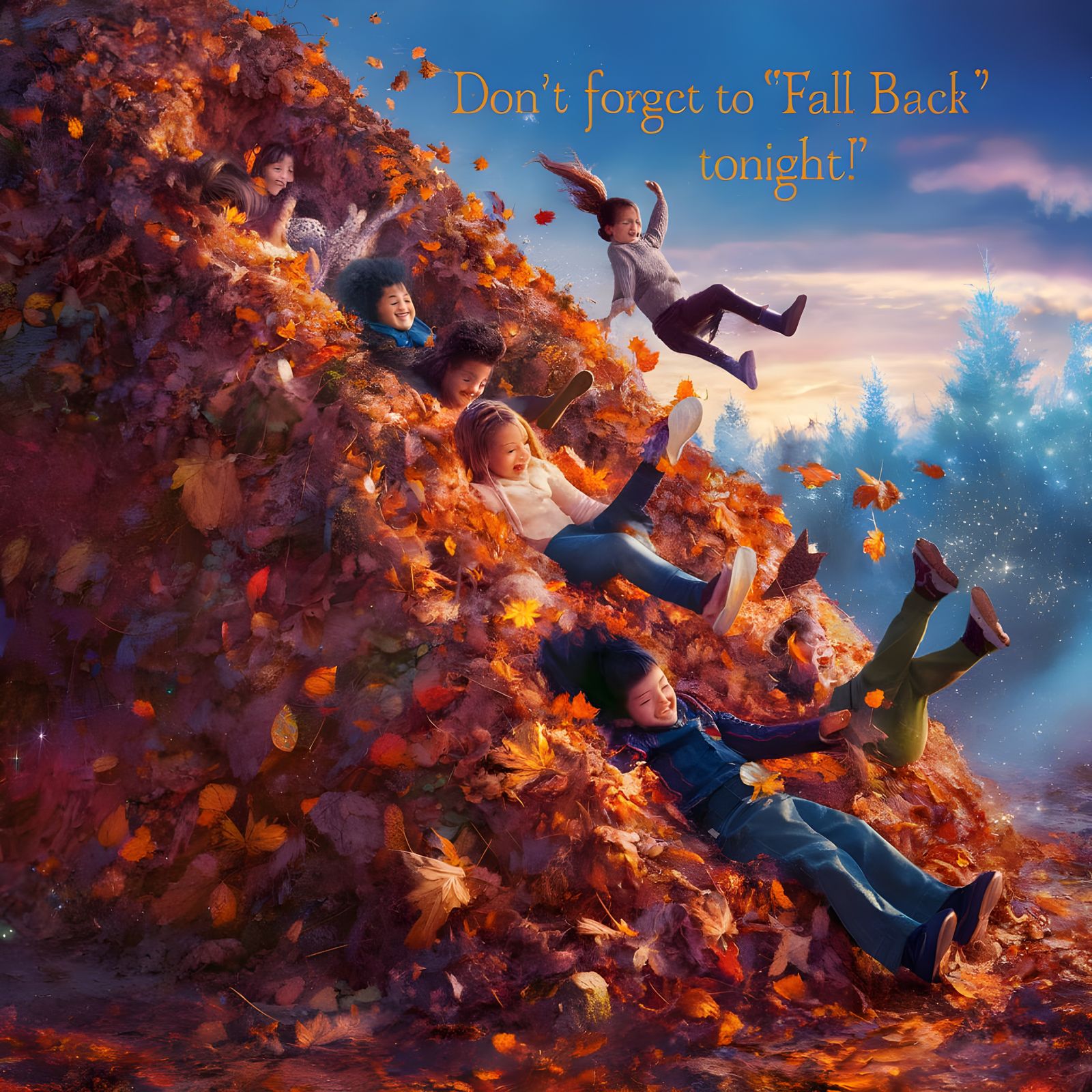 For those changing from Daylight Savings Time... AI Generated Artwork