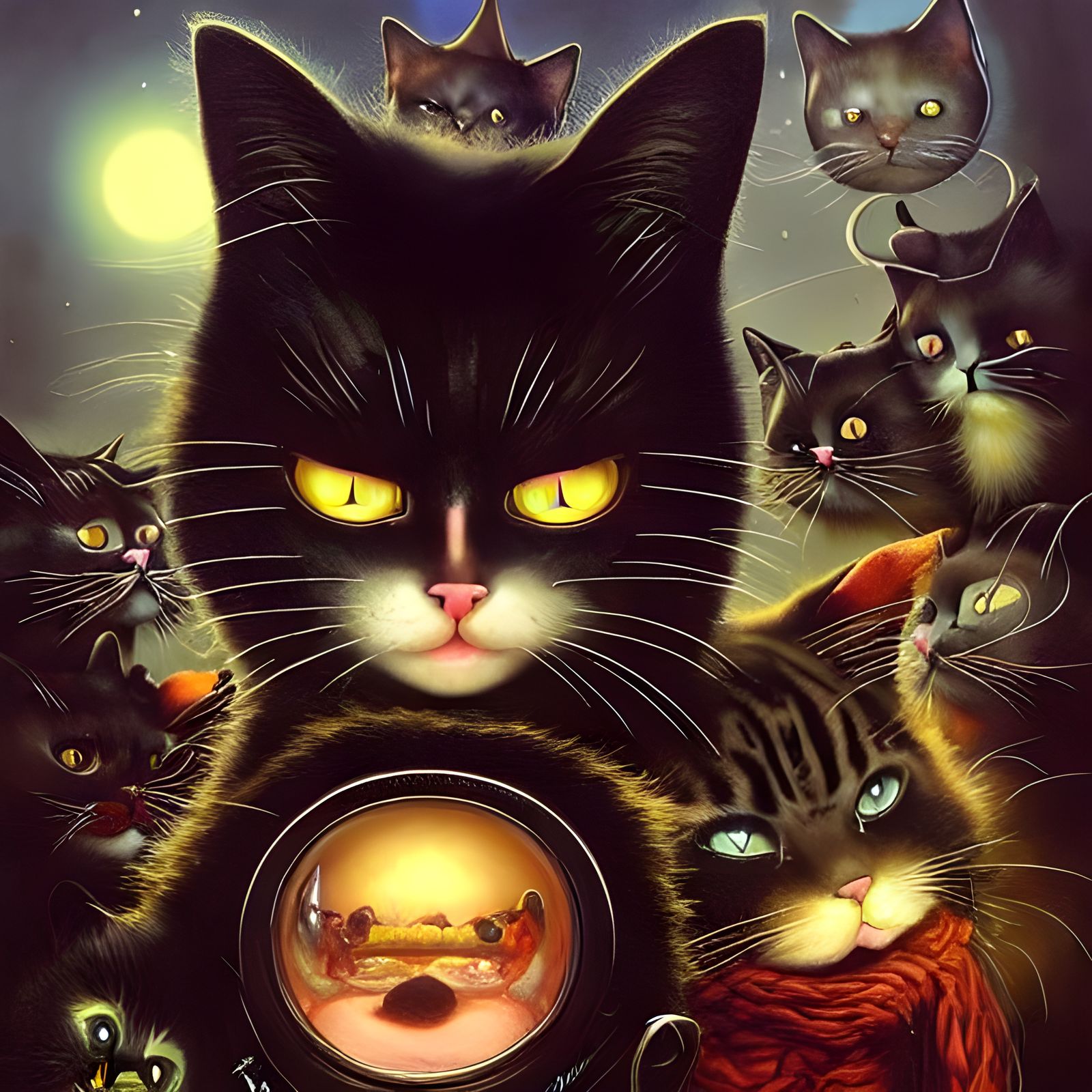 Cat and his Crystal Ball