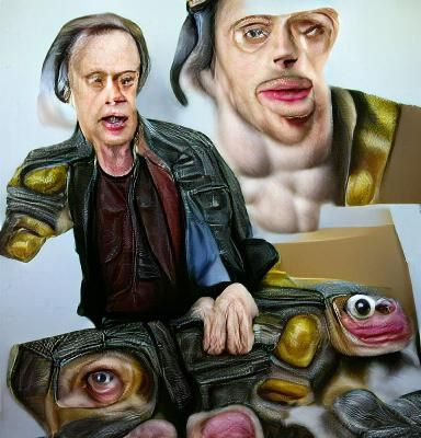 Steve Buscemi AI Generated Artwork NightCafe Creator