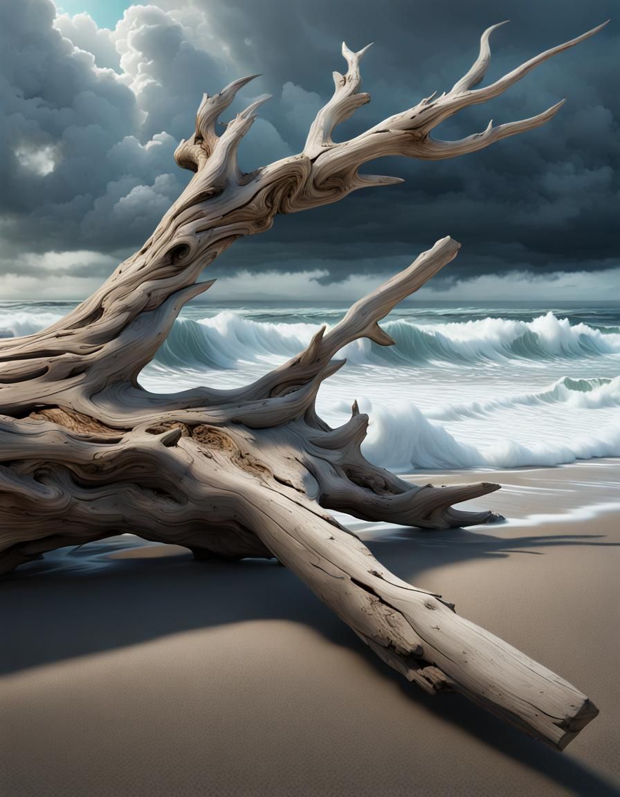 Amazing driftwood AI Generated Artwork NightCafe Creator