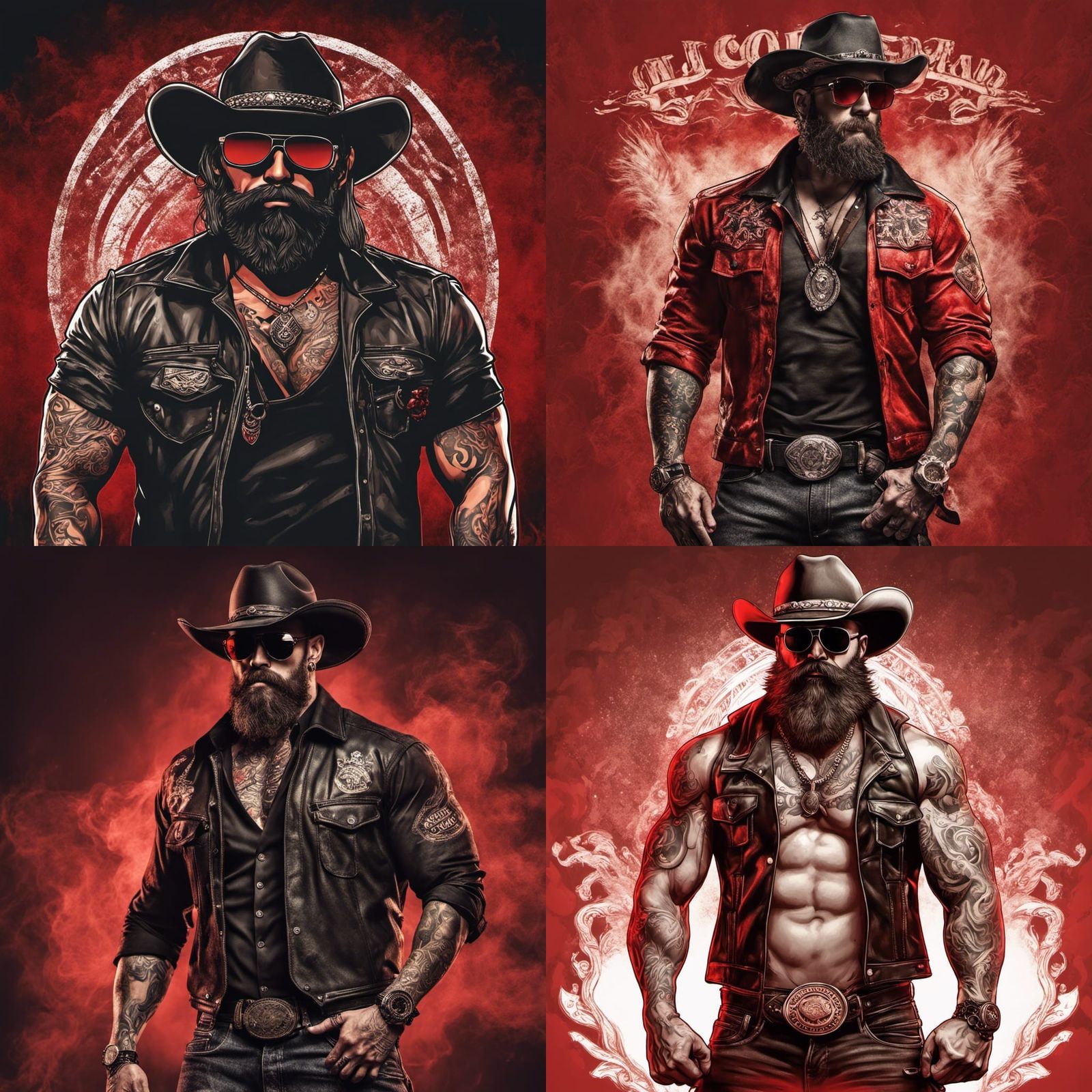 Cowboy mafia enforcer avatars AI Generated Artwork NightCafe Creator