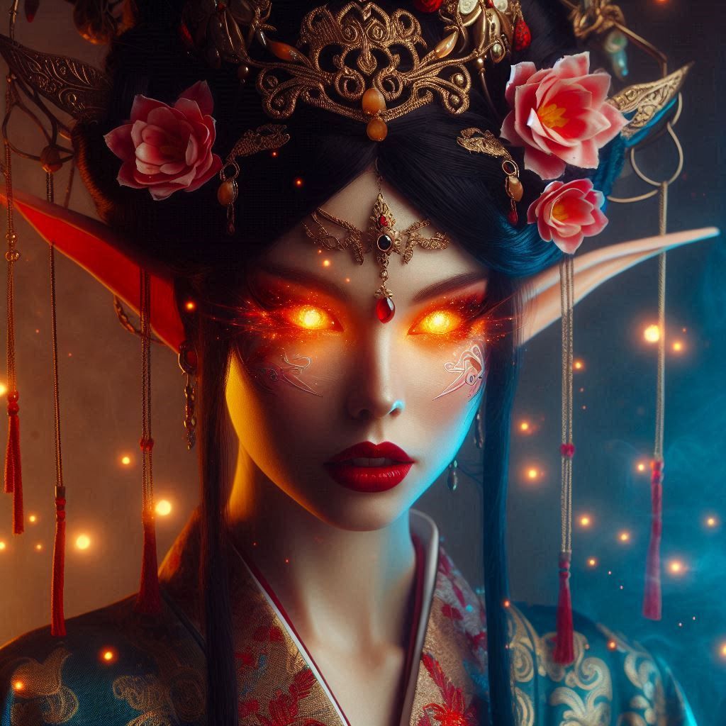 Elf Demon Geisha