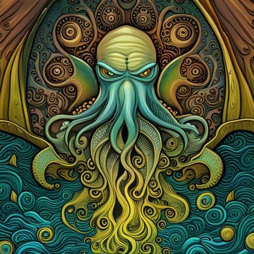 Cthulhu  by @RMarrone
