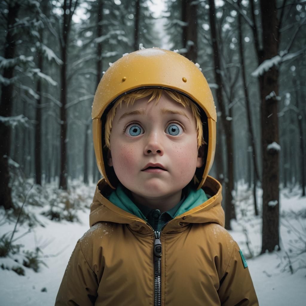 Butters from South Park as a real human.