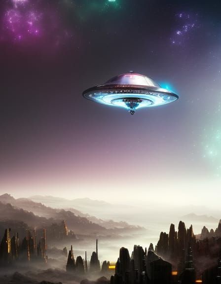 Ufo - Ai Generated Artwork - Nightcafe Creator