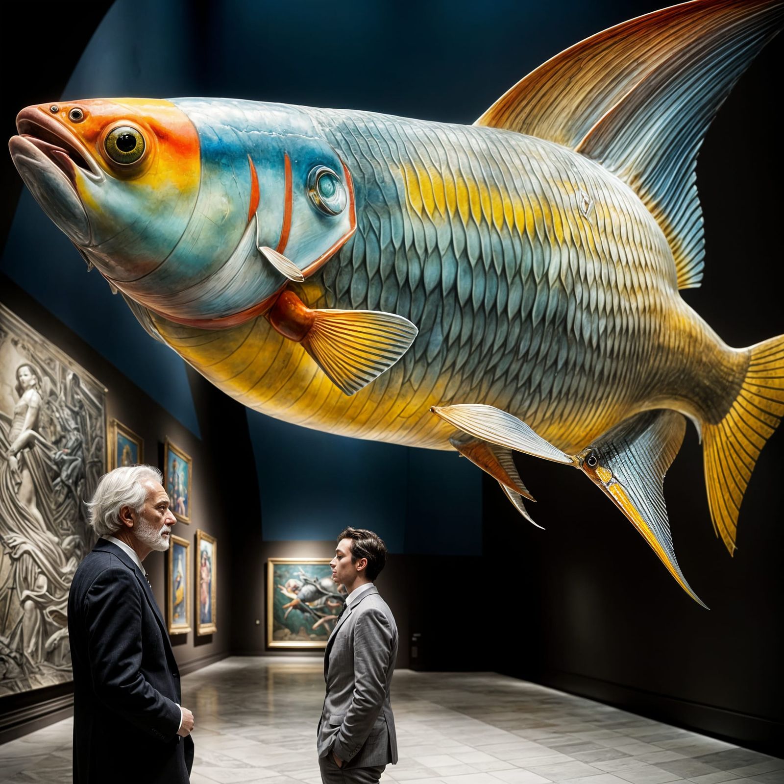 Large Airfish at the British Museum