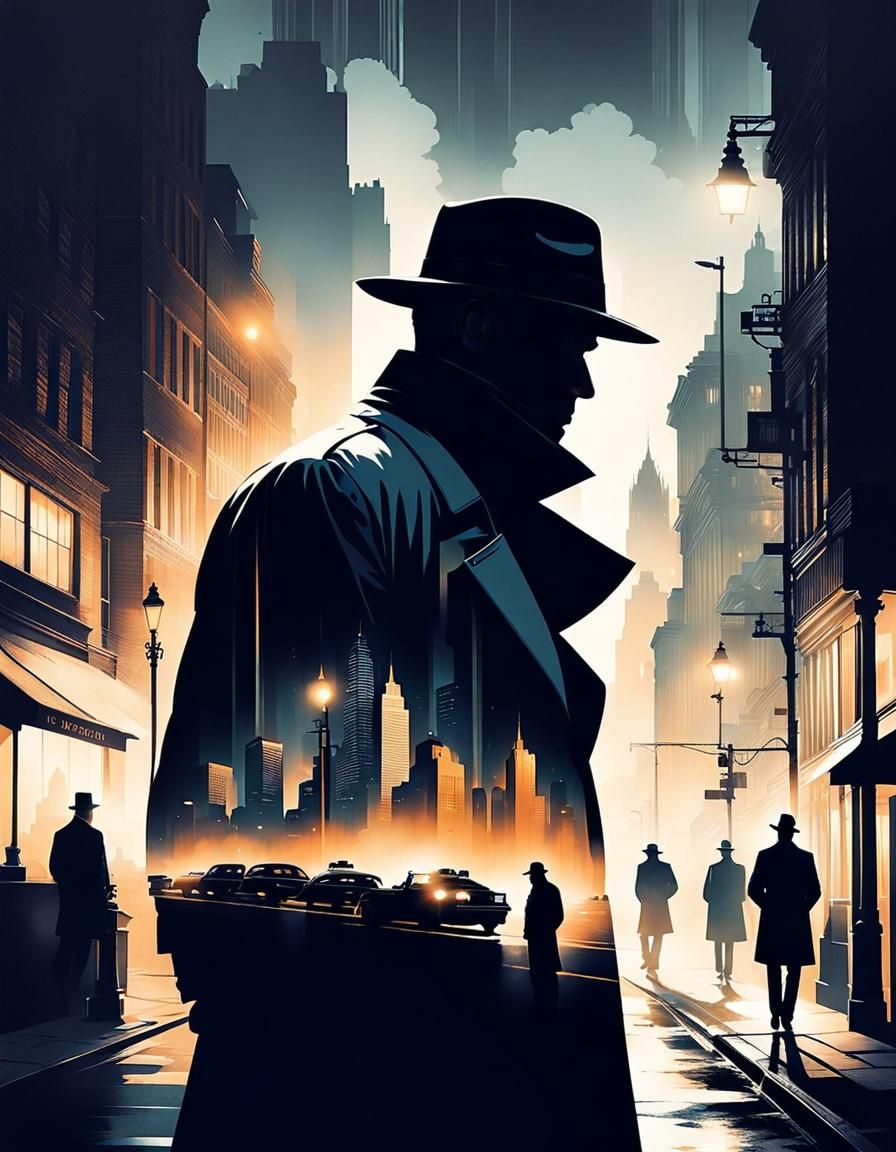 Detective Noir - AI Generated Artwork - NightCafe Creator