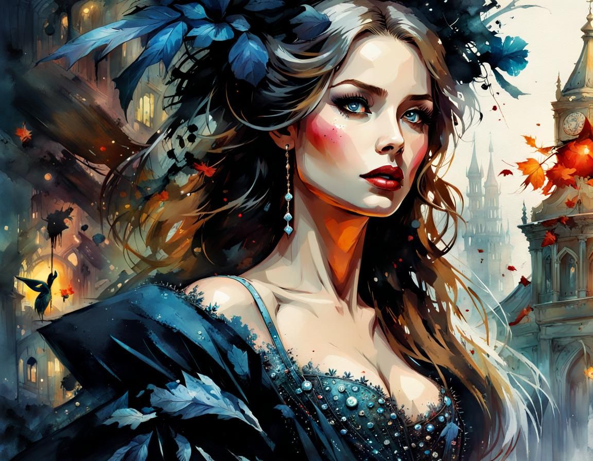 Dark Cinderella  by @JavilWoo