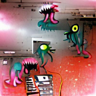 weirdcore backrooms creatures