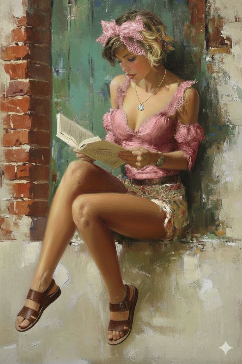 Pink Lace and a Paperback