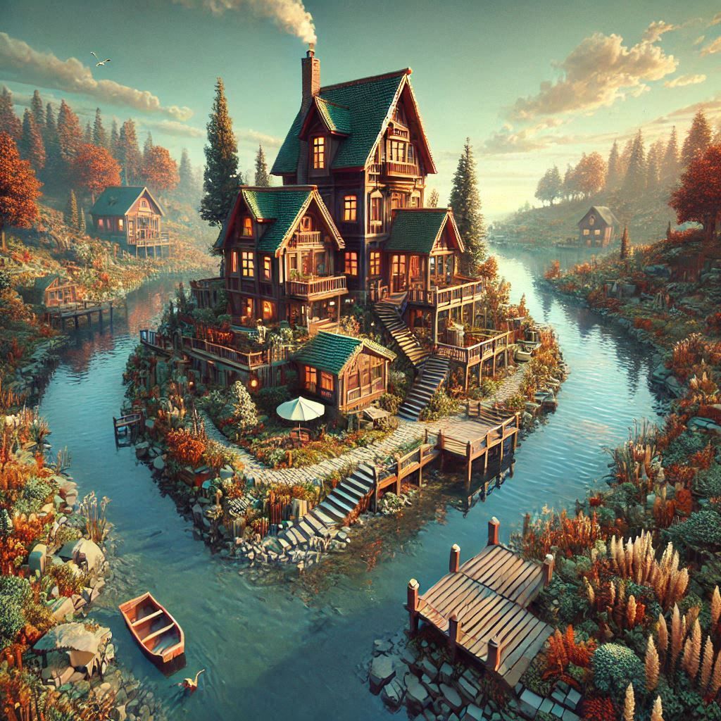 House by the river