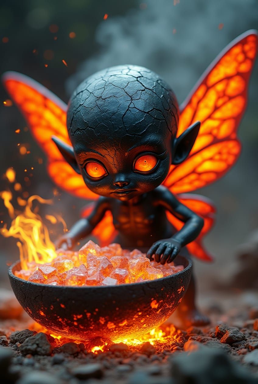 Vulcan Fairy Chef Cooking Crystals