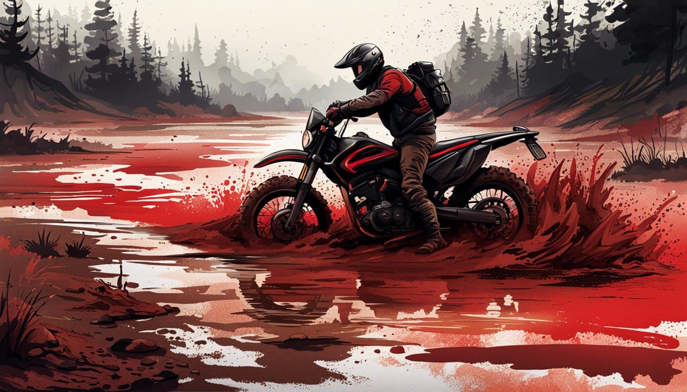 Dang i got stuck, knew i should have stuck to the path  by @Mattagos