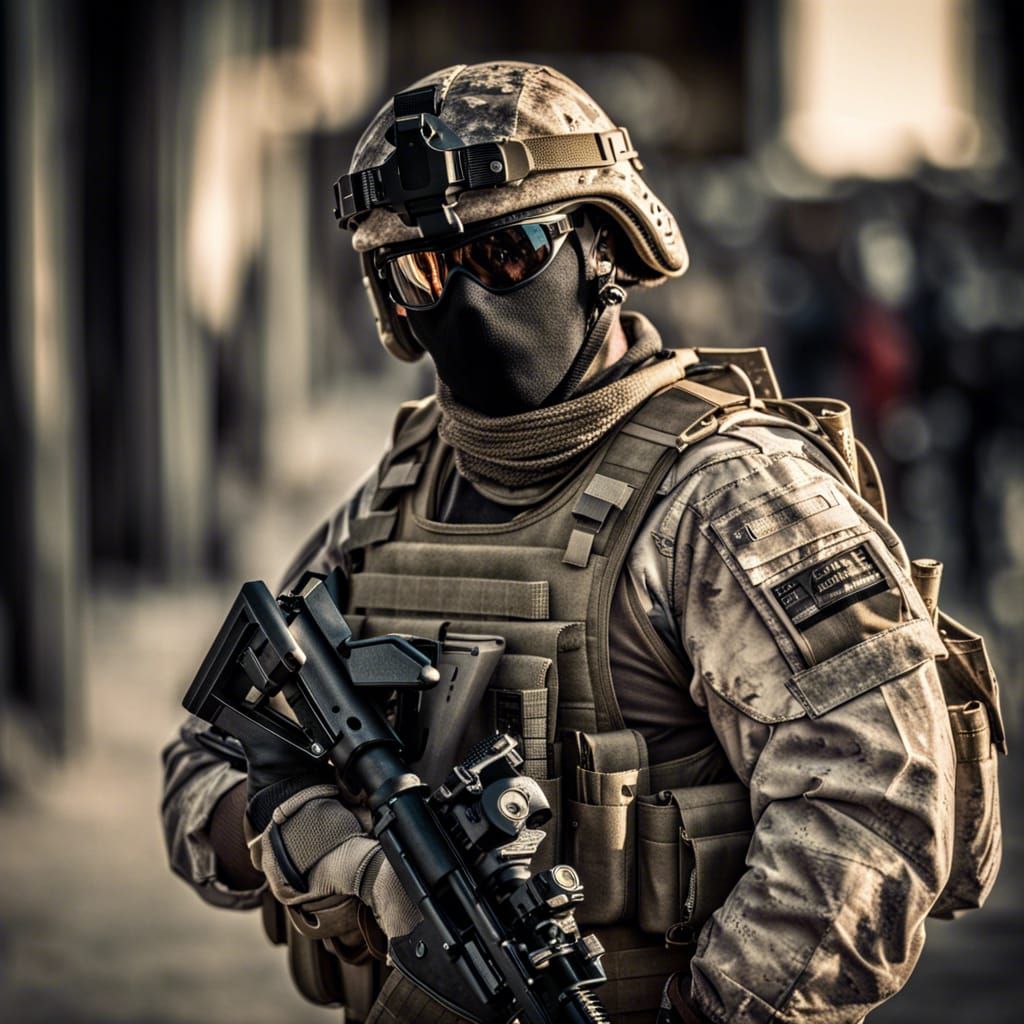 Soldier of special forces of Kuwait - AI Generated Artwork - NightCafe ...