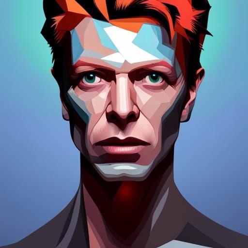 David Bowie - AI Generated Artwork - NightCafe Creator