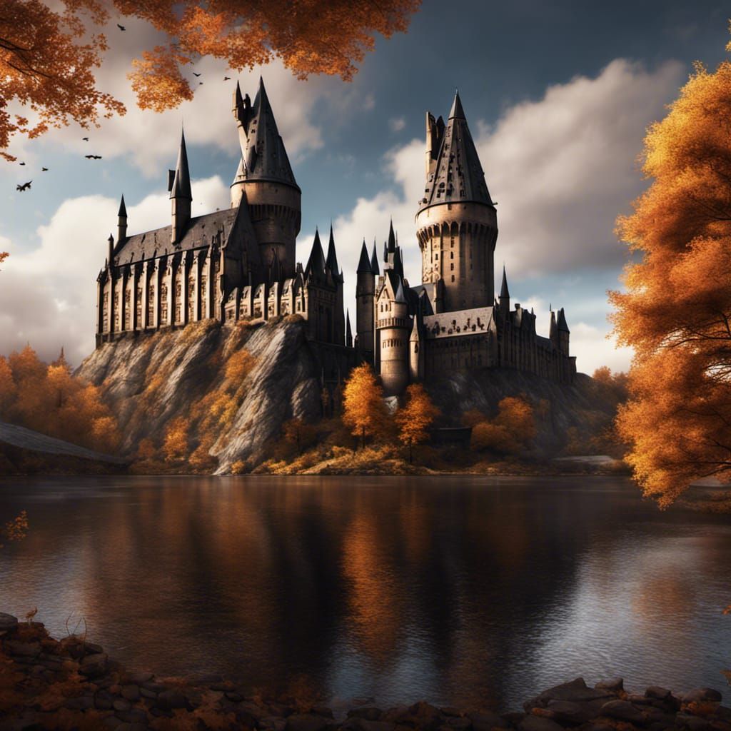 Hogwarts During Autumn Ai Generated Artwork Nightcafe Creator