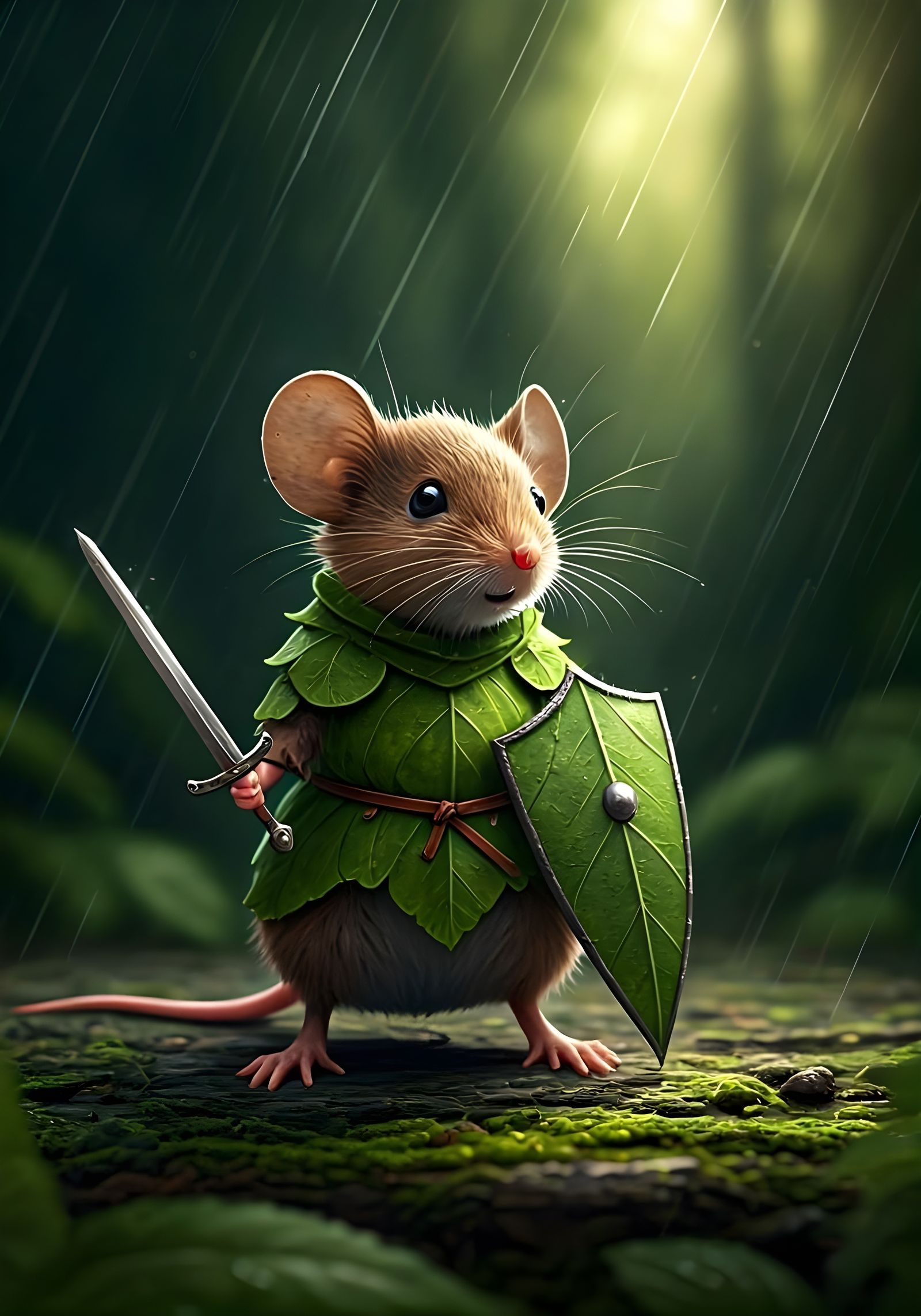 Improvised shield  by @Mangochango