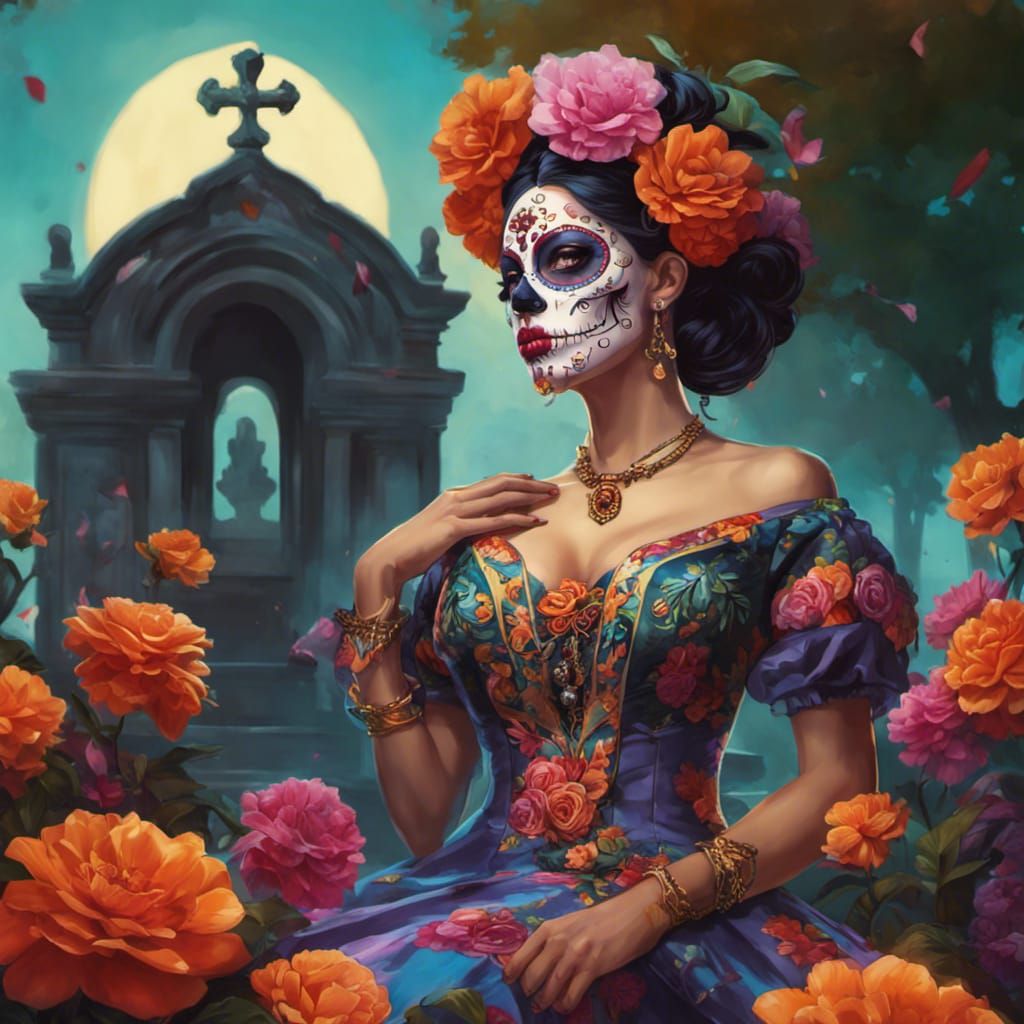 Day of the dead - AI Generated Artwork - NightCafe Creator