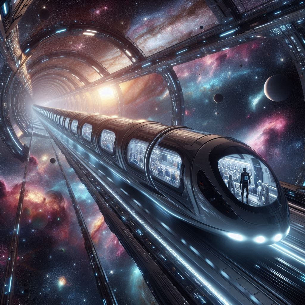 Train Tour in Space