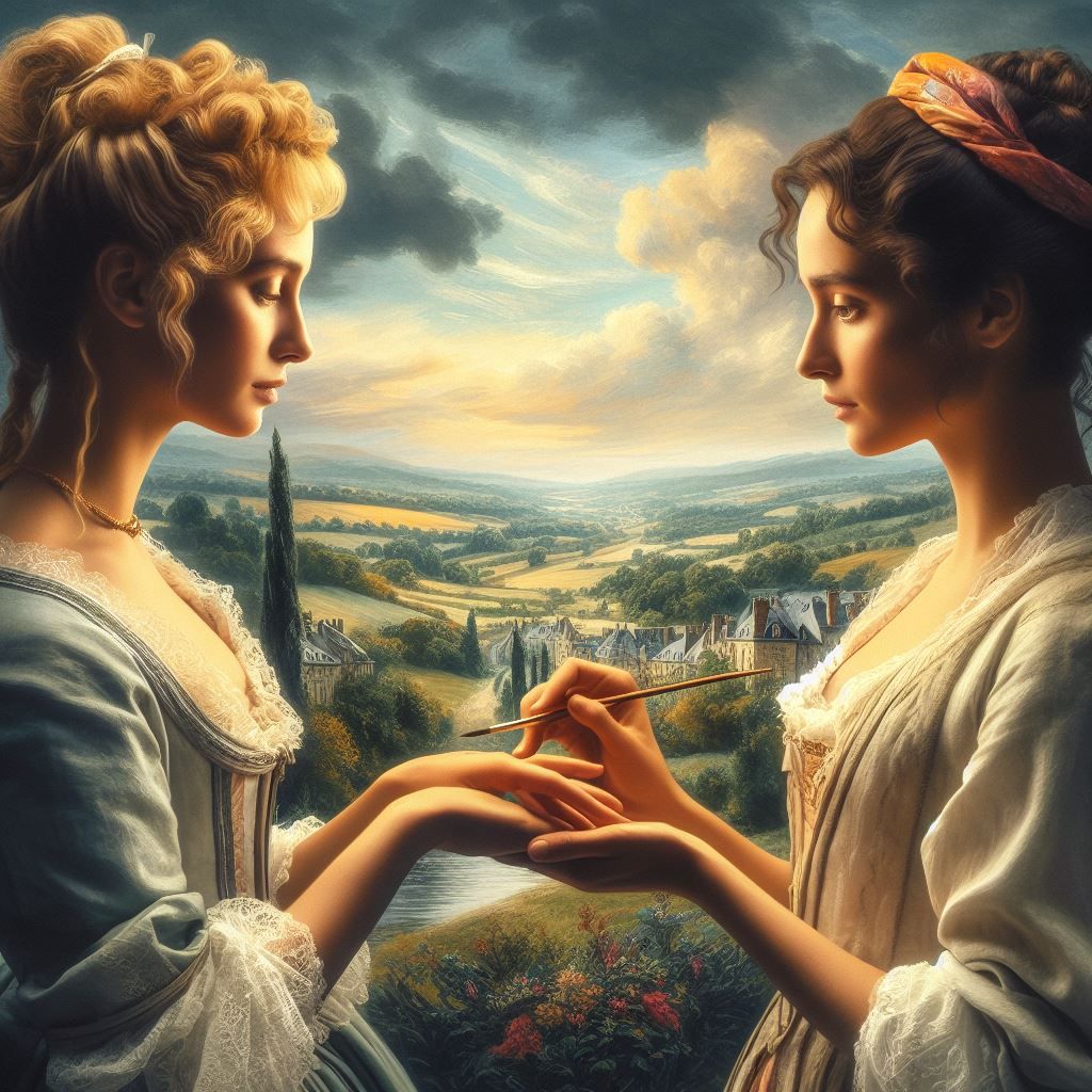 Inspired by the movie "Portrait of a Lady on Fire" directed ...