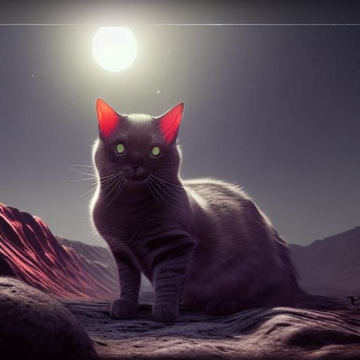Cat in space
