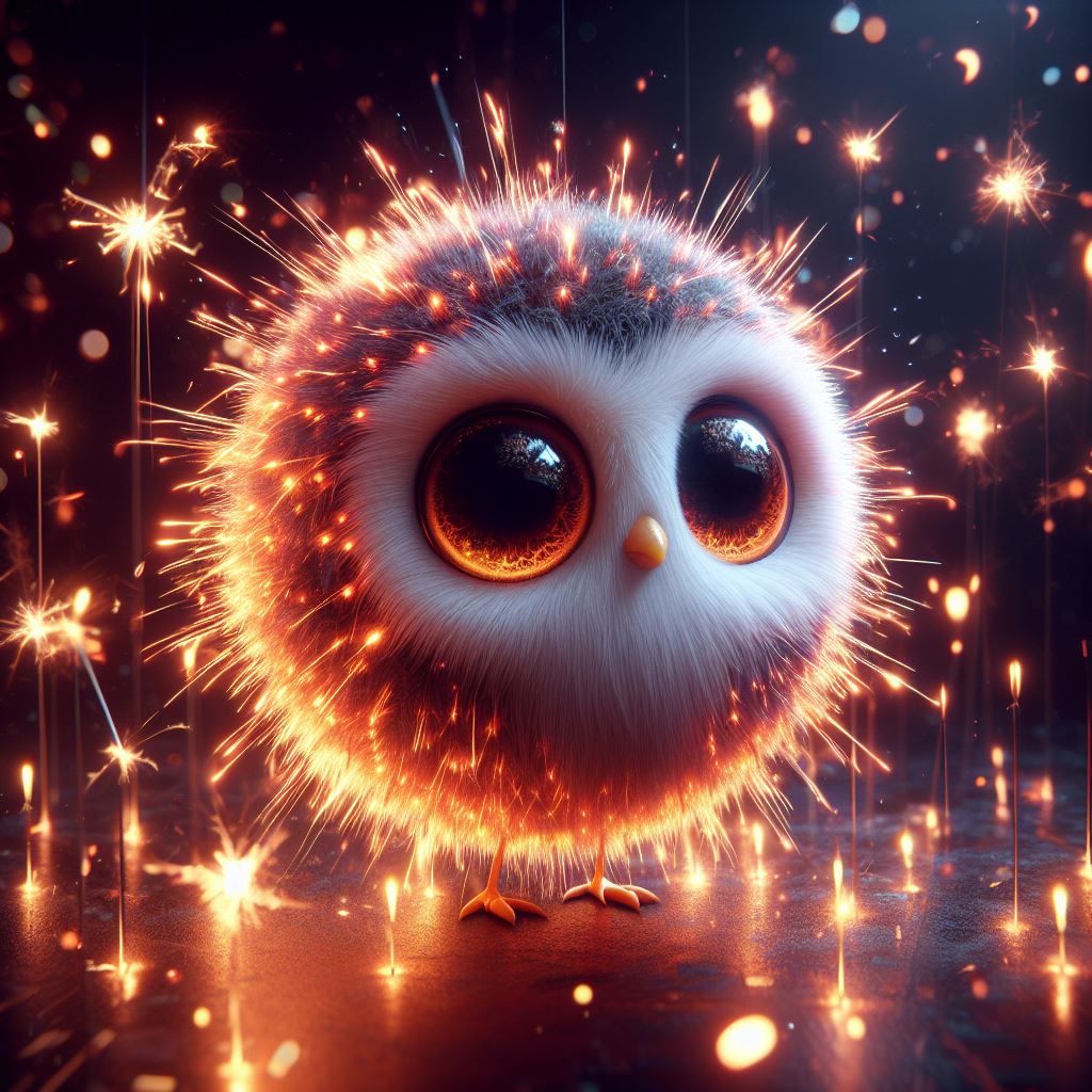Firework bird