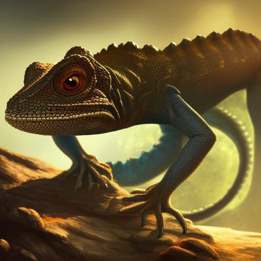 lizard - AI Generated Artwork - NightCafe Creator