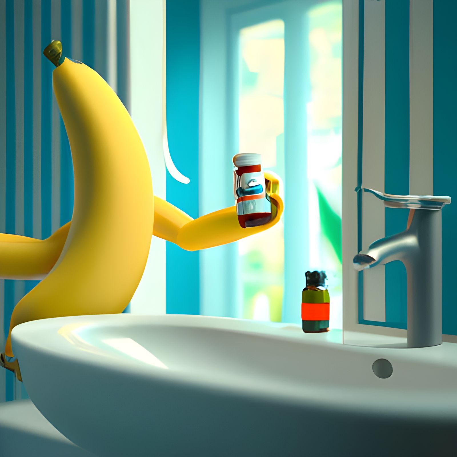Banana Pills 🍌💊 - AI Generated Artwork - NightCafe Creator