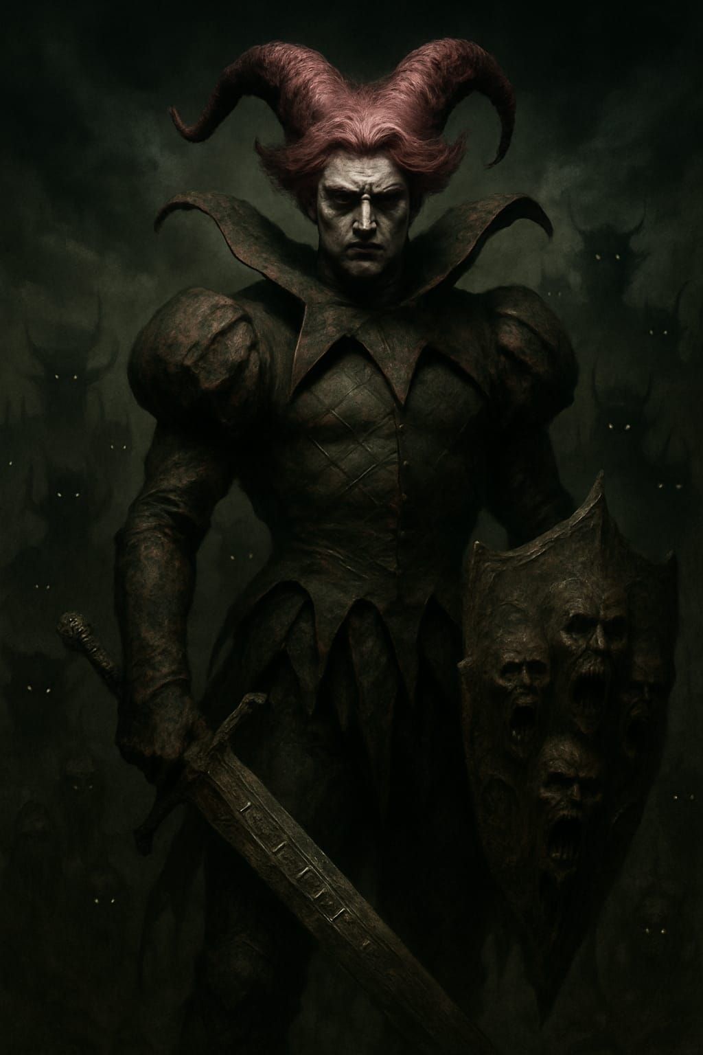 Creepy image I just made of post downfall DmC evil demon kin...