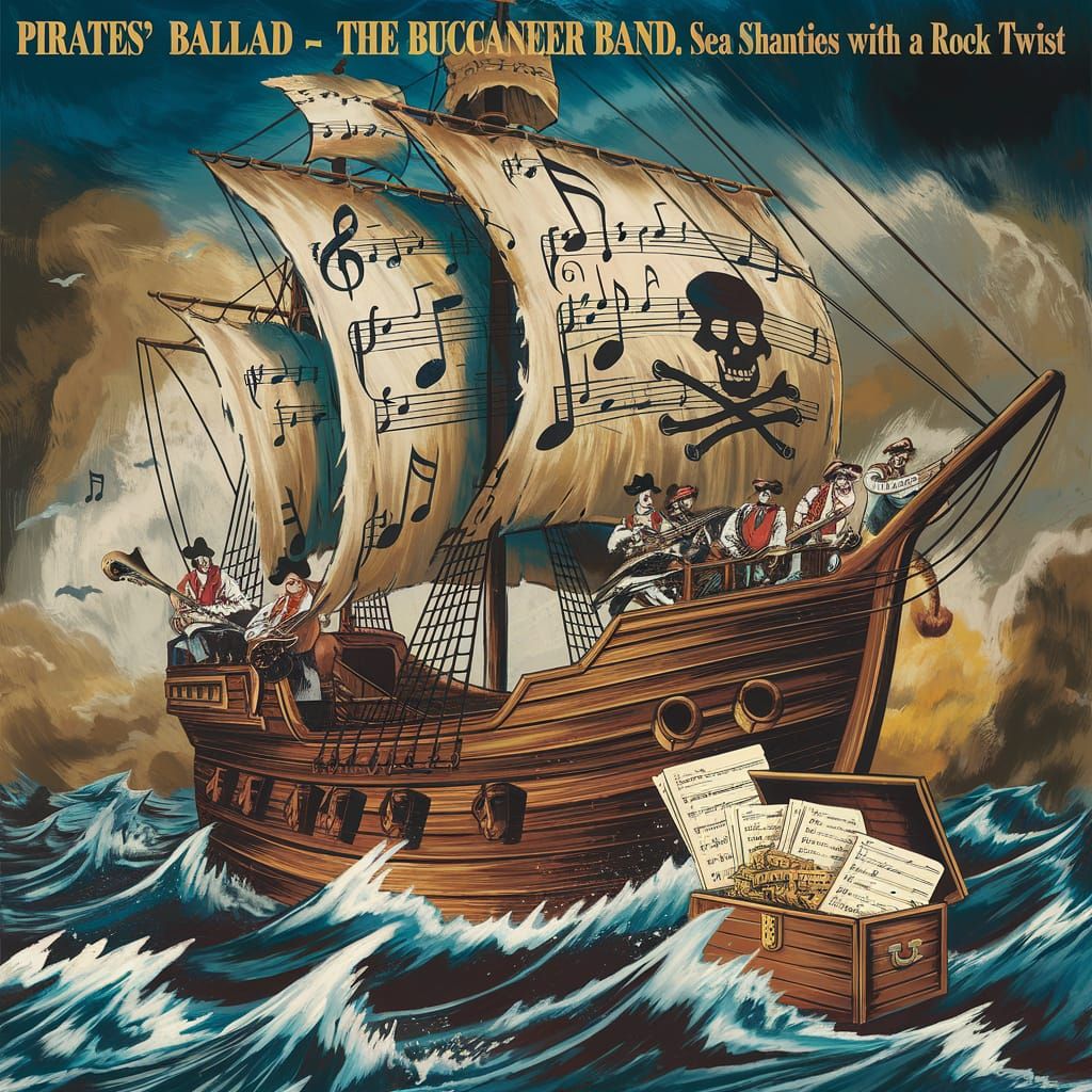 Sea Shanties - Pirates’ Ballad: The Buccaneer Band  by @MonFleurEyes   