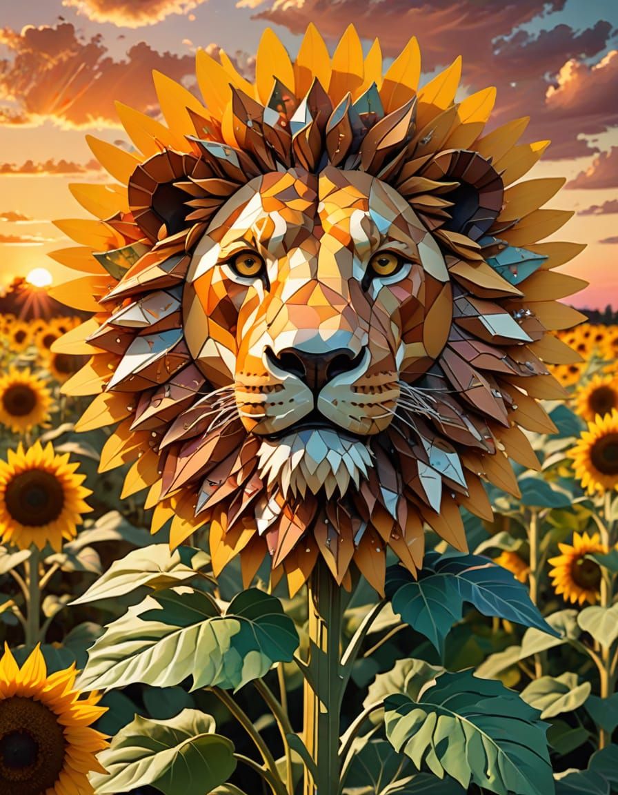 Sun lion!   by @Hit moments