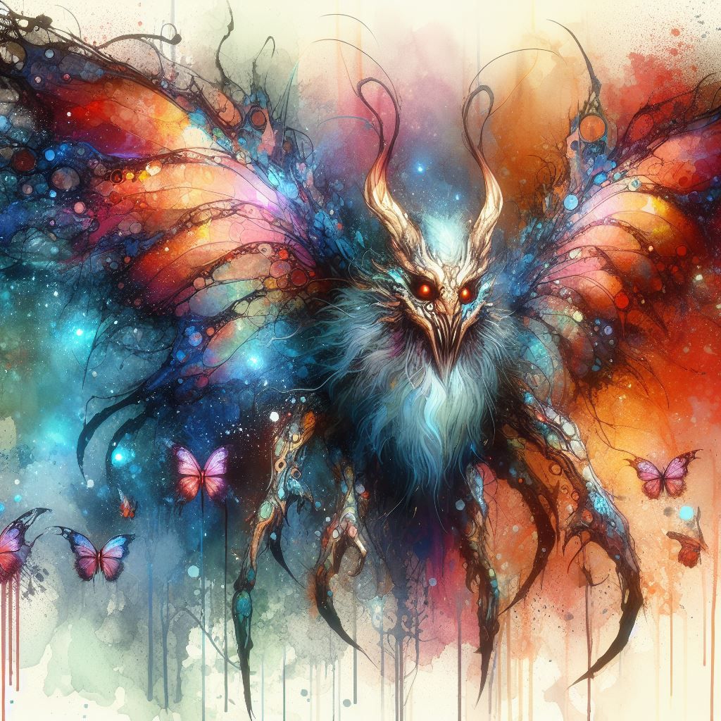 Monster with Butterfly wings