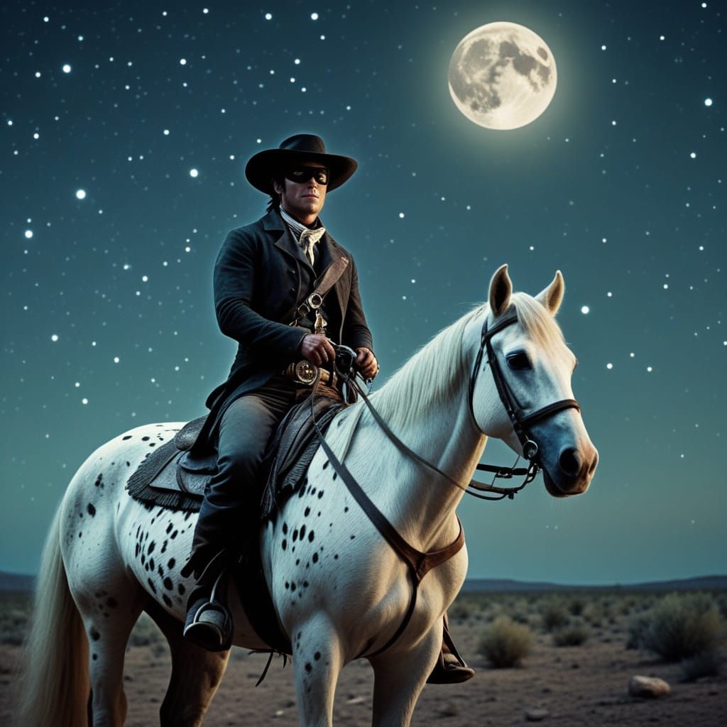 The Lone Ranger all alone