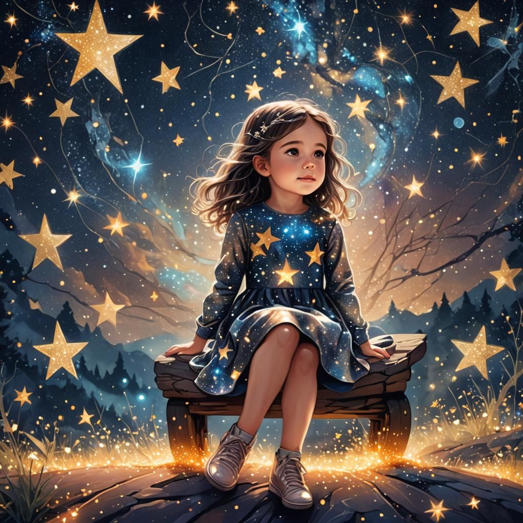 Looking up at the stars
