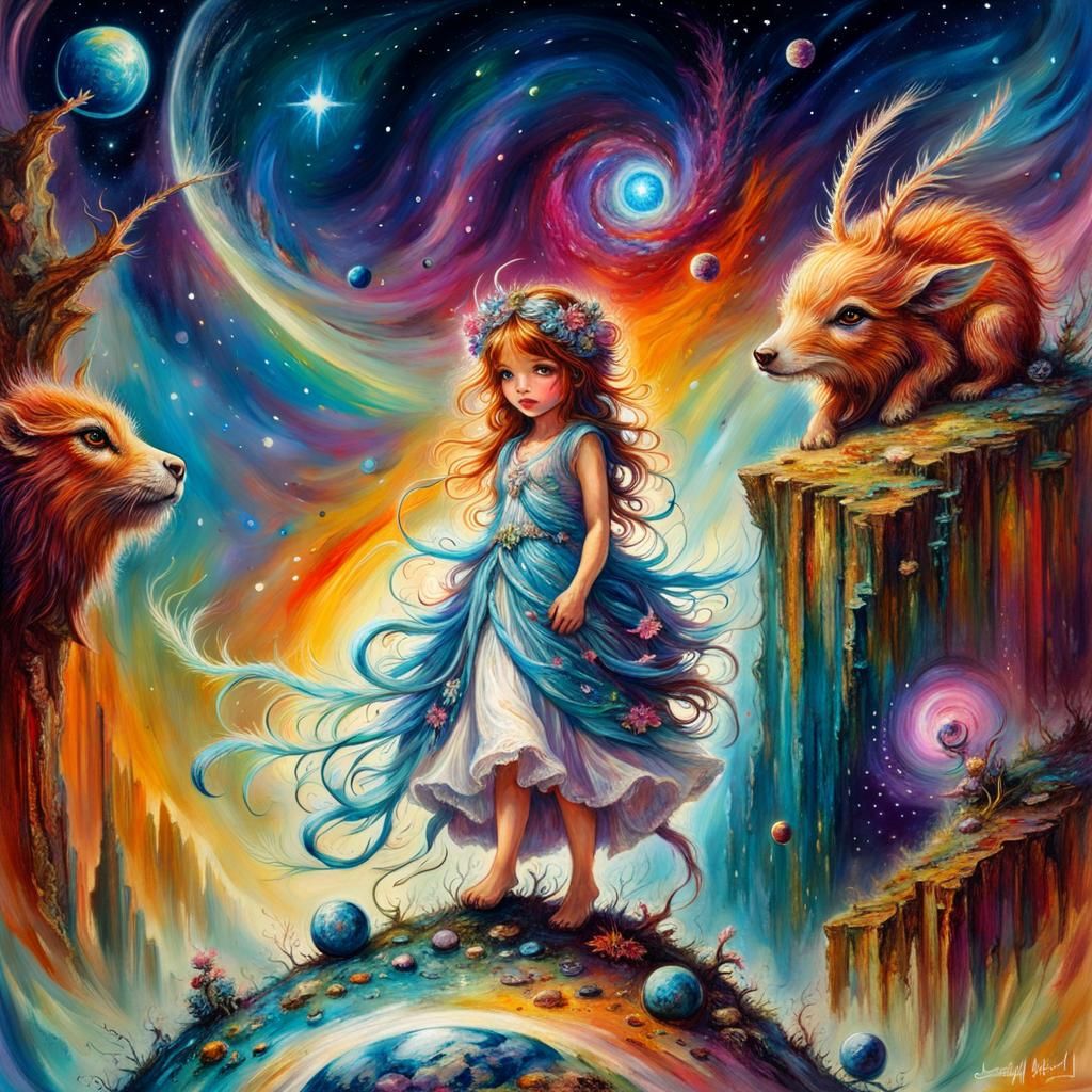 A whimsical planet