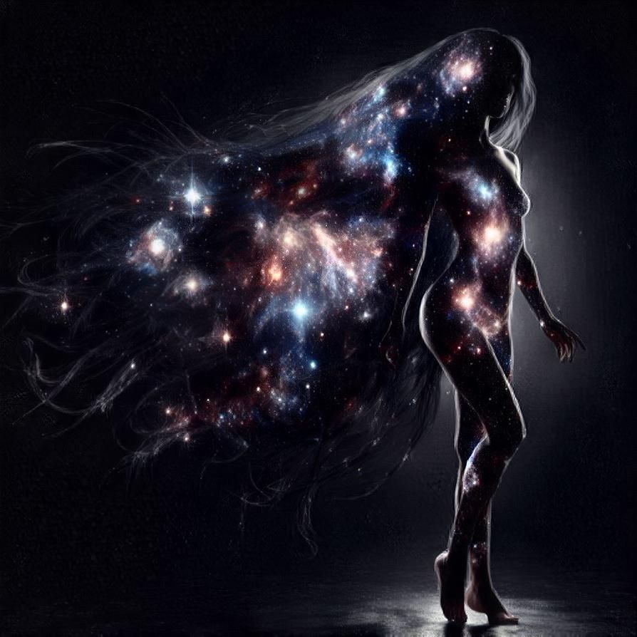 A Galactic Goddess Taking a Stroll