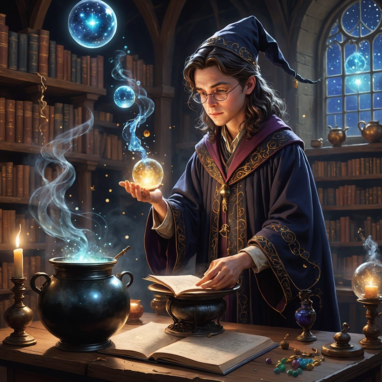 A Wizard in the making   by @Julz