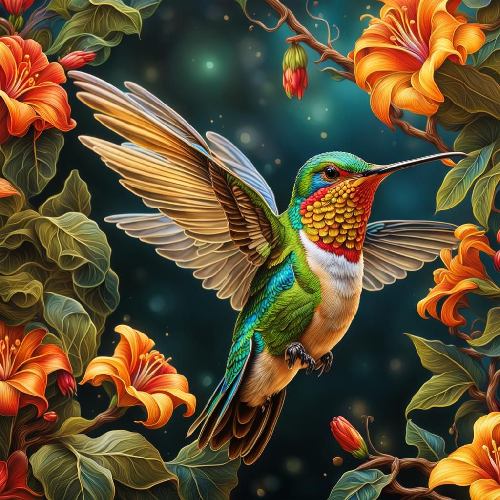  hummingbird  by @BentOOe