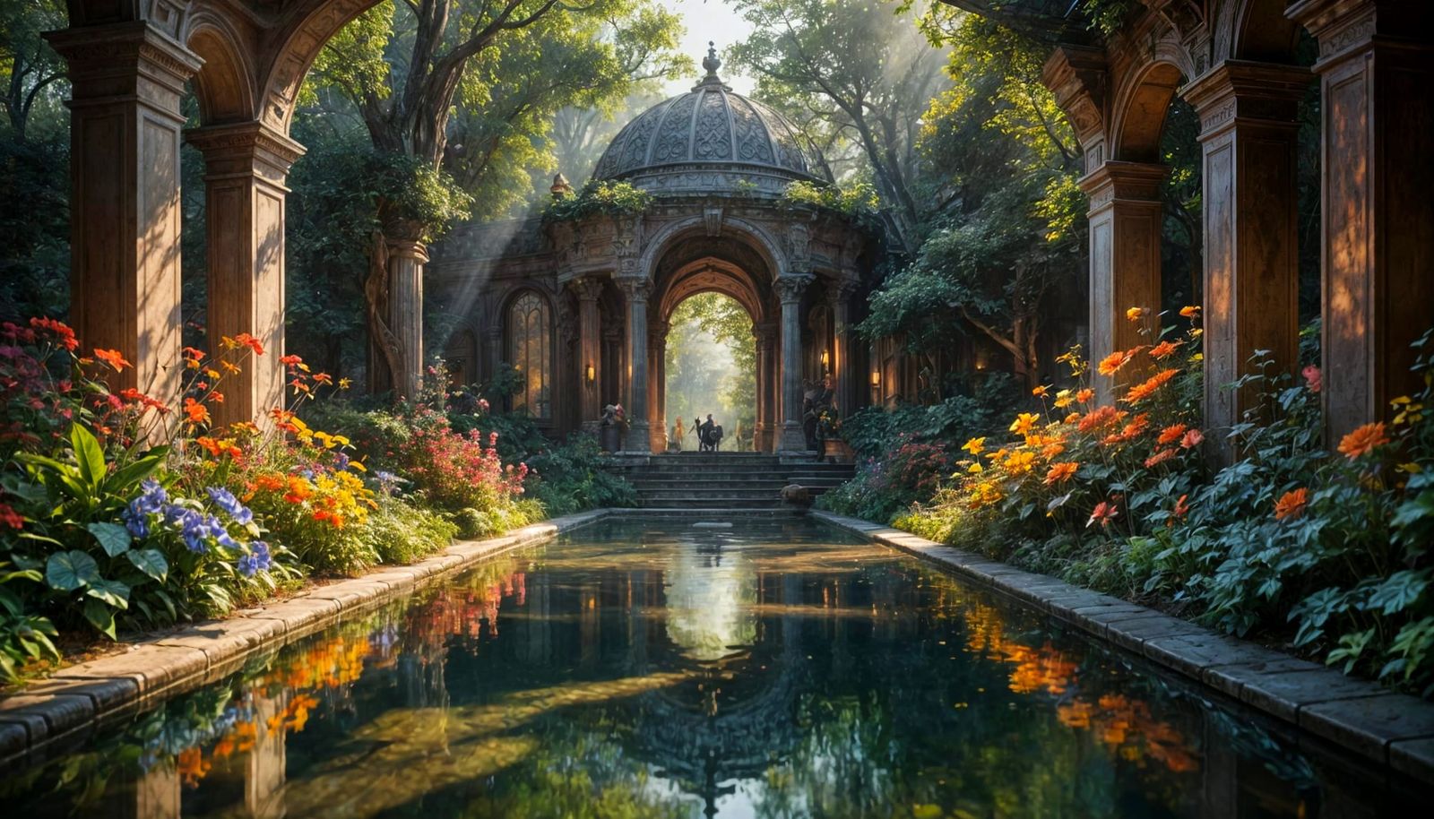Serene Garden  by @The Leycer
