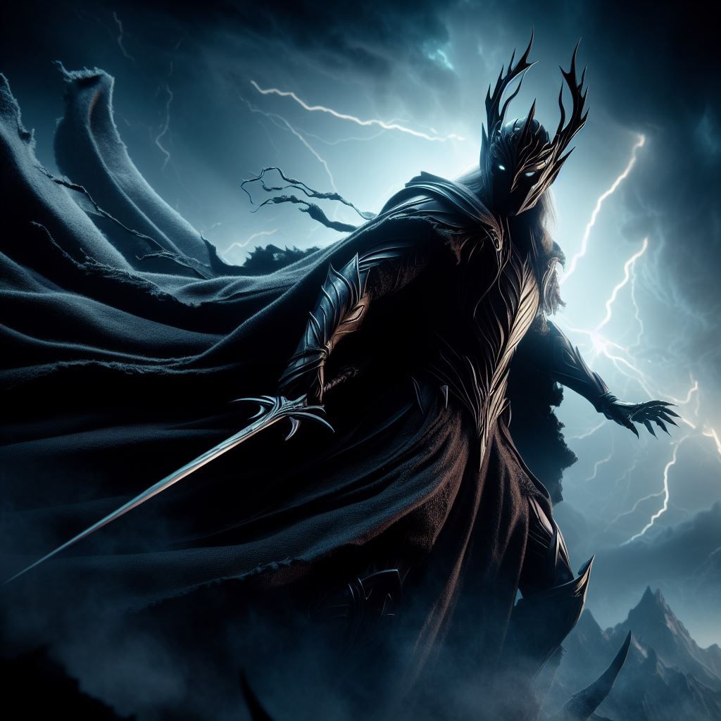 Melkor in newly created Arda