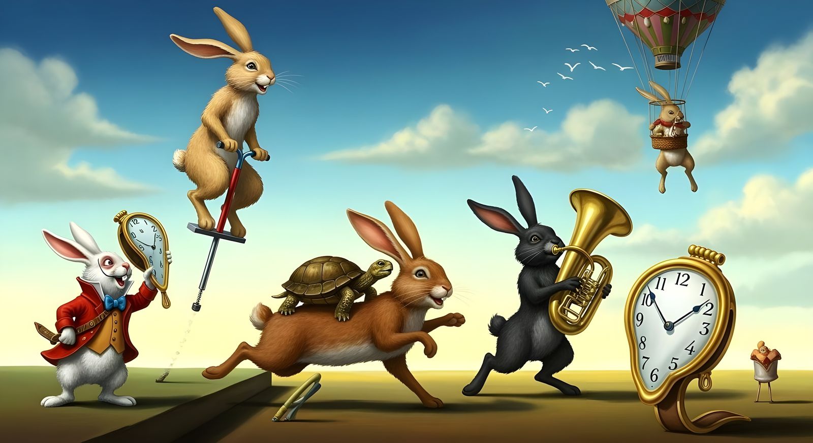 Surreal Bunnies Arcanis' Absurdism  by @Gary Murakami